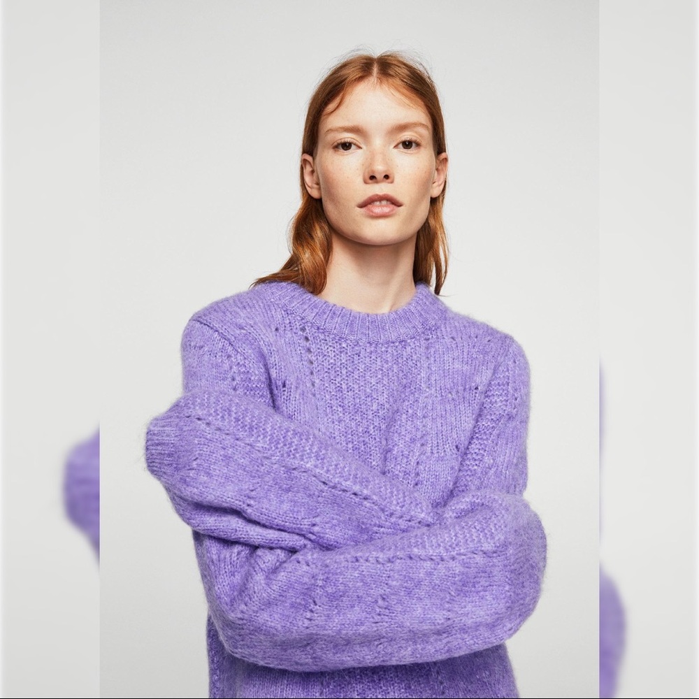 Mango Purple Sweater